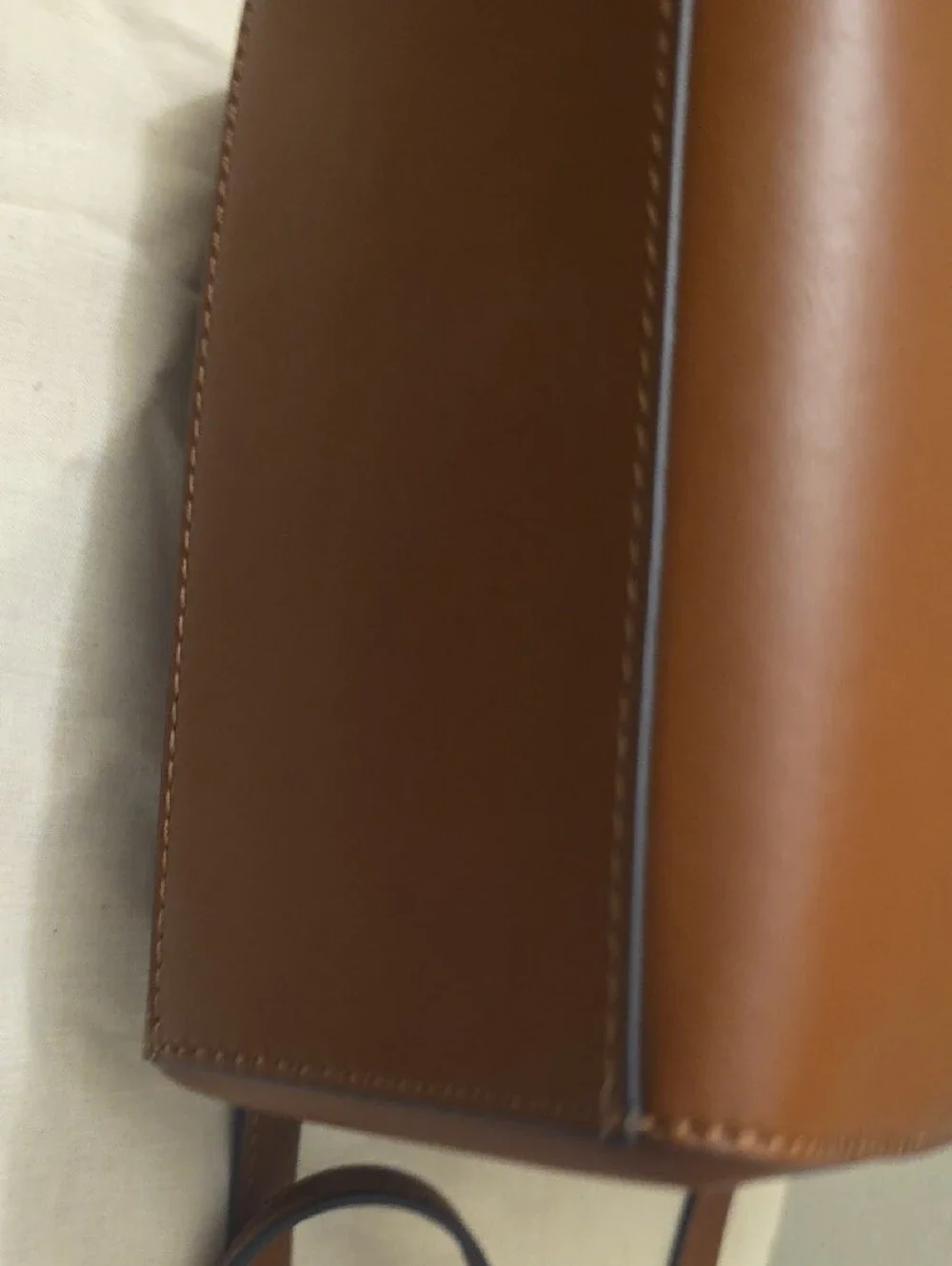 Banana Republic Chestnut Brown Leather Top-Handle Men’s Bag